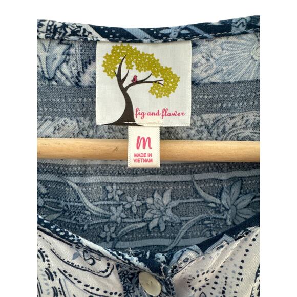 Fig and Flower Anthropologie Floral Belted Dress - Picture 5 of 9